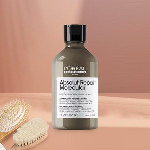 [리페어 솔루션] NEW 로레알 앱솔루트 리페어 몰큘러 샴푸 300ml, 1개
