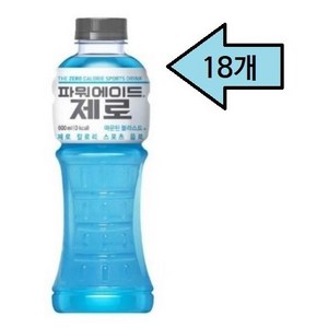 파워에이드 제로, 600ml, 18개