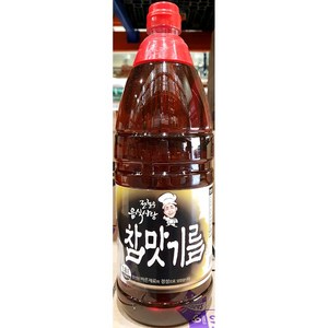 [무료배송]참맛기름(전철우 1.8L)X8/대용량/식당용/엘리존도/불맛기름/방앗간참기름/해표참기름, 8개, 1.8L