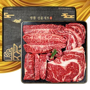 [마장동직송] 최고급 한우 1++ 투쁠 선물세트 2호, 1세트