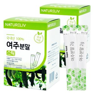 네이쳐리브 국내산 여주분말, 60g, 2개