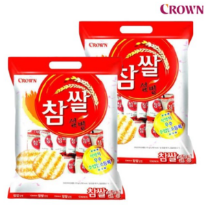 크라운 참쌀설병, 128g, 2개