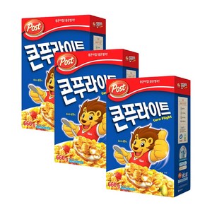 포스트 콘푸라이트 시리얼, 660g, 3개