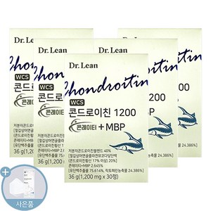 Dr.Lean 닥터린 WCS 콘드로이친 1200 콘레이티+MBP 송중기 콘드로이친 30정, 30회분, 5개