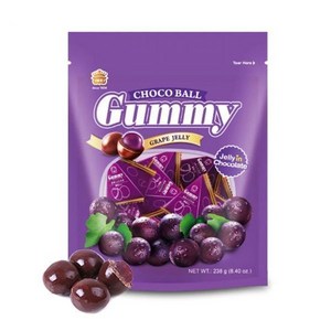 이메이구미초코볼포도맛 238g x 4 대만 초콜릿 초코볼 젤리 포도맛 코스트코, 4개