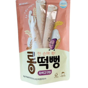 아이배냇 유아용 롱떡뻥 자색고구마 30g, 5개, 자색고구마맛