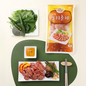 다모아 프리미엄 국내산 오리 훈제 슬라이스 400g, 단품, 1개