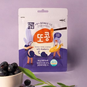 또콩 블루베리 세트 40g x 10봉/1박스, 10개