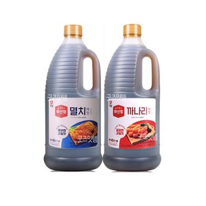 하선정 까나리액젓 3kg + 멸치액젓 3kg, 2개