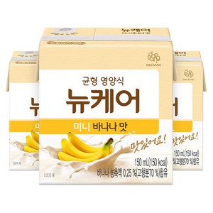 뉴케어 바나나맛 아셉틱 환자영양식, 150ml, 24개