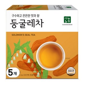 다농원 둥굴레차 100T x 5 둥글레차, 120g, 100개입, 5개