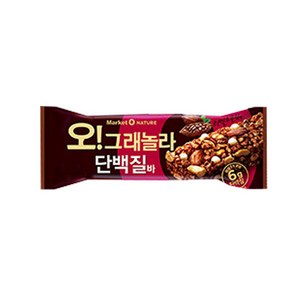 마켓오네이처 오 그래놀라 단백질바, 40g, 5개