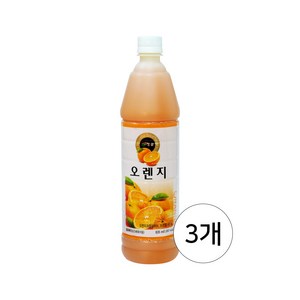 청솔 오렌지 원액 ( 835ml x 3입 ), 3개