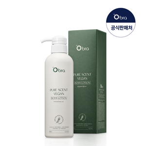 오브라 퓨어센트 비건 미백 주름개선 바디로션 480ml, 1개