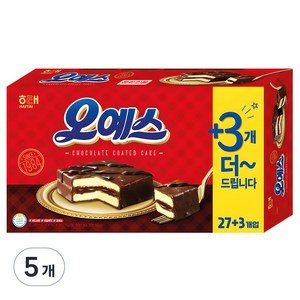 해태제과 오예스 30p, 900g, 5개