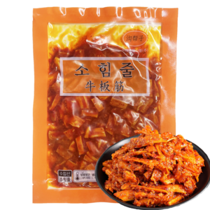 왕부정 중국식품 고방자 소힘줄 밥반찬 무침 뉴반진, 1개, 180g