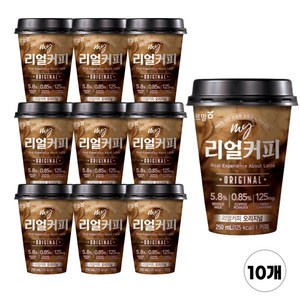 푸르밀 마이 리얼커피 오리지널 250ml x 10개