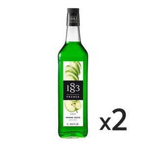 1883 그린애플 시럽 1L x 2개