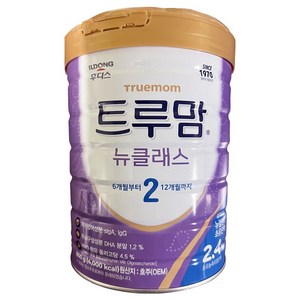 일동후디스 트루맘 뉴클래스 분유 2단계 6~12개월, 800g, 3개