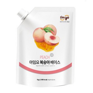 아임요 복숭아 베이스 1kg, 1개