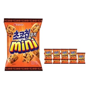 오리온 초코칩쿠키 미니 45g, 10개