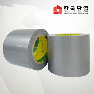 회색 면테이프 포장 건축 보양 초강력 테이프 대용량 100mm x 25M, 1개