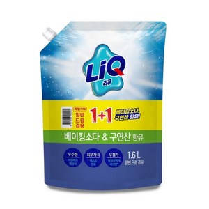 리큐 프레시 액체세제 일반세탁세제 1.6L 4개