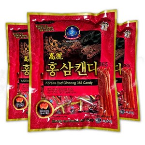 금산 고려 홍삼캔디, 500g, 3개