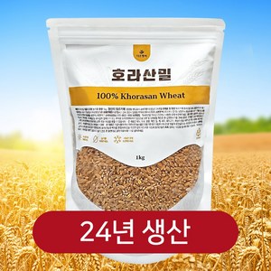 최근생산 햇 호라산밀 정품 카뮤트 통곡물, 1개, 1kg