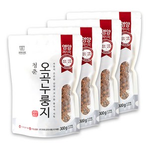 청춘오곡누룽지, 300g, 4개