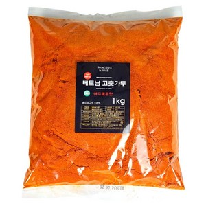 국내세척가공 베트남 고운 고춧가루 아주 매운맛 소스용, 1kg, 1개