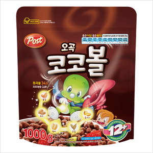 포스트 오곡 코코볼 시리얼, 1kg, 1개