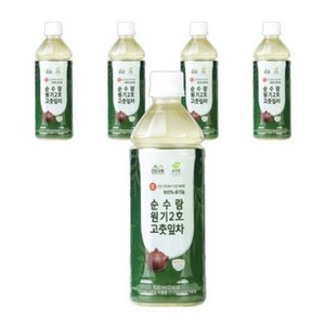 순수람 유기농 원기2호 고춧잎차, 5개, 500ml