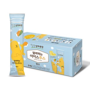 상하목장 [매일] 얼려먹는 아이스주스 망고 85ml, 12개