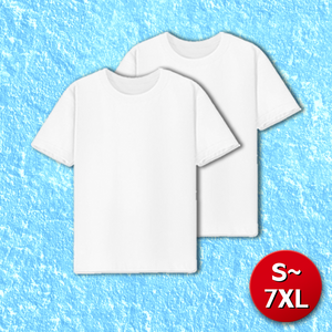 2p 쿨티셔츠 헬스복 기능성반팔 빅사이즈 4XL 5XL 6XL 7XL 쿨론티 냉감 운동복 2장 패키지