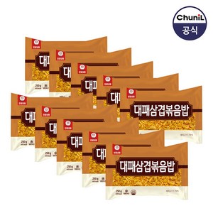 [천일식품] 대패삼겹볶음밥250g 10봉, 10개, 250g