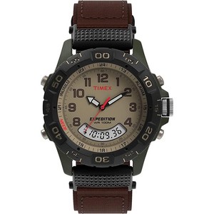 타이맥스 Timex 남성용 익스페디션 나일론 스트랩 손목시계 T45181 108155, 1개