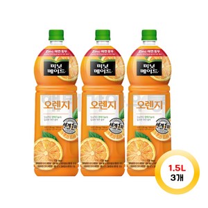 코카콜라 미닛메이드 오렌지주스 1.5L 3개