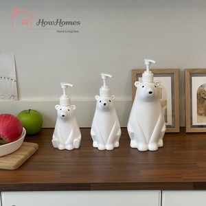 하우홈즈 북극곰 디스펜서 리필용기 공병 300 450 950ml, 엄마곰450ml, 1개