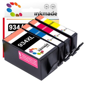 HP934XL HP935XL 호환 잉크 4색 세트 HP6830 HP6230 Officejet Po 6830e 6230e, 1개, 1개