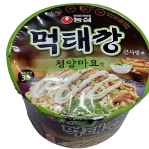 먹태깡 큰사발면 청양마요맛 118g, 3개