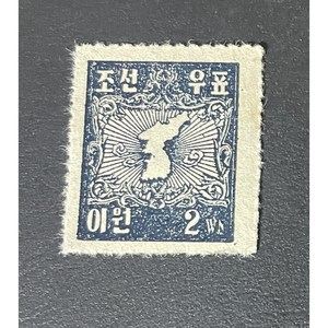 1946 보통우표 한국지도, 1개