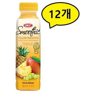 오케이에프 옐로우스무디 350ml * 12개