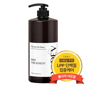 바디브 헤어 트리트먼트 1000ml 대용량 미용실 단백질 헤어팩 LPP 극손상 복구 손상모 메종드팰리스향, 1개, 1L