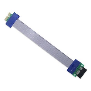 PCI Expess 연장 케이블 19Cm 아답터 1x PCI-E, 1개