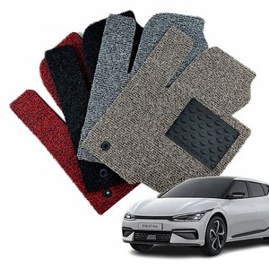 컨셉토디자인 확장형 코일매트 EV6 운전석1p, 레드, 163 EV6