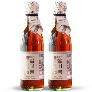 시장쏙 전연화 참기름 골드, 2개, 350ml