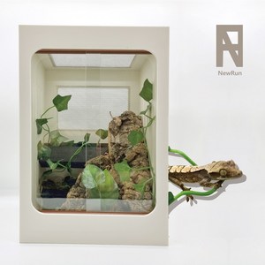 파충류 테라리움 포맥스사육장 20x20x30cm 30x30x45cm 크레스티드게코 파충류케이지, 1개