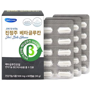 진정주 베타글루칸(60캡슐), 60정, 1개