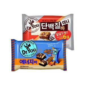 오리온 닥터유 에너지바 미니 330g+단백질바 337.5g[총2개], 330g, 2개